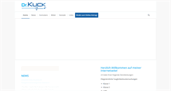 Desktop Screenshot of dr-kuck.de
