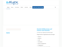 Tablet Screenshot of dr-kuck.de
